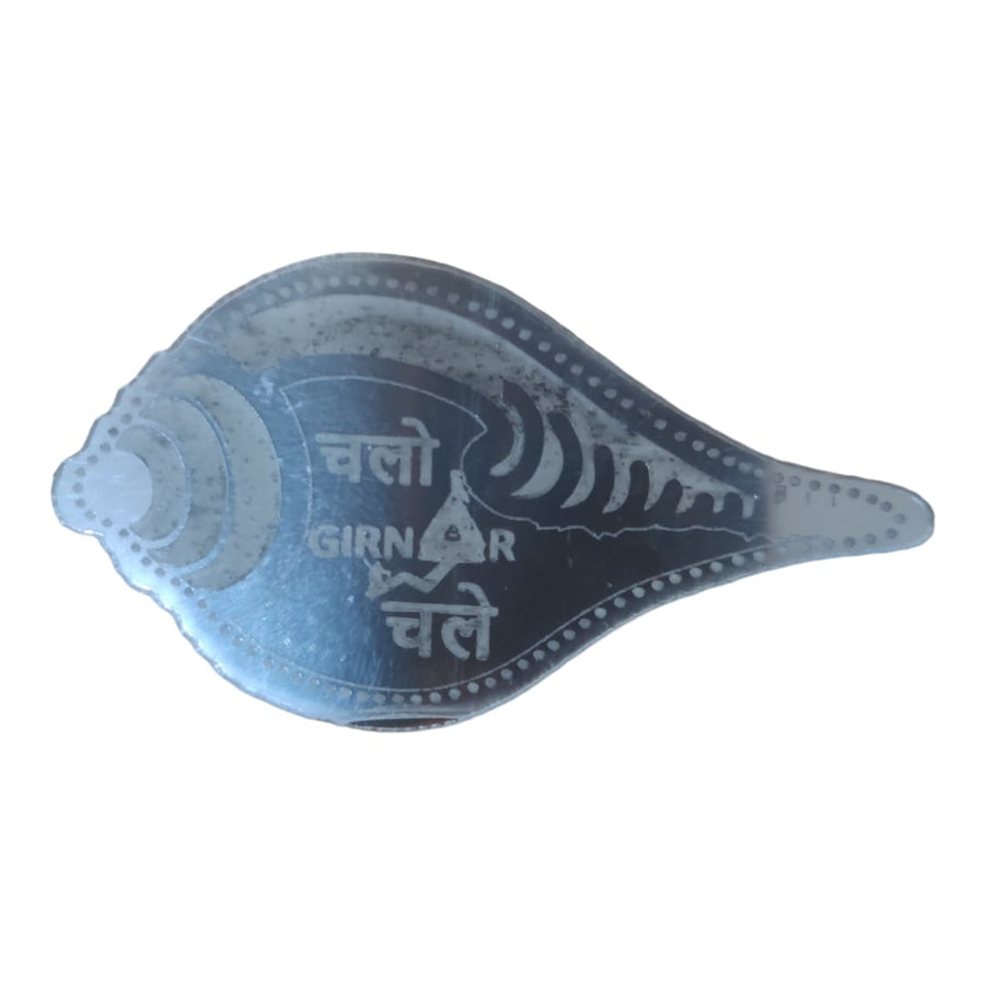 Girnar Sticker (Silver, hindi)