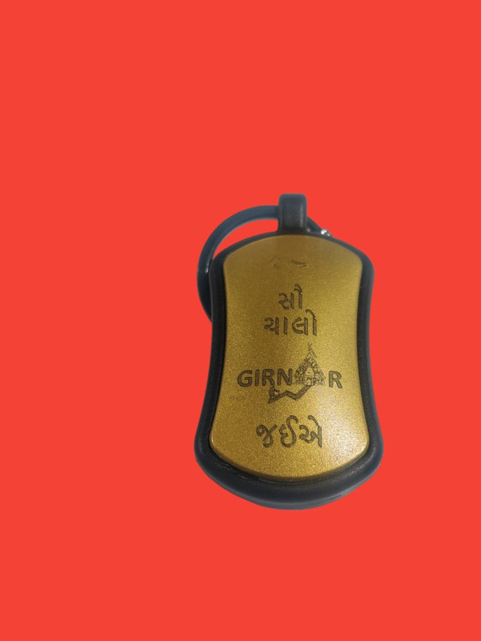 Suzuki Key chain gold two sided (Hindi-Guj)