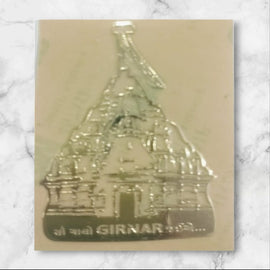 Girnar Mobile Temple-2 transparent  Sticker (Gold, Guj)